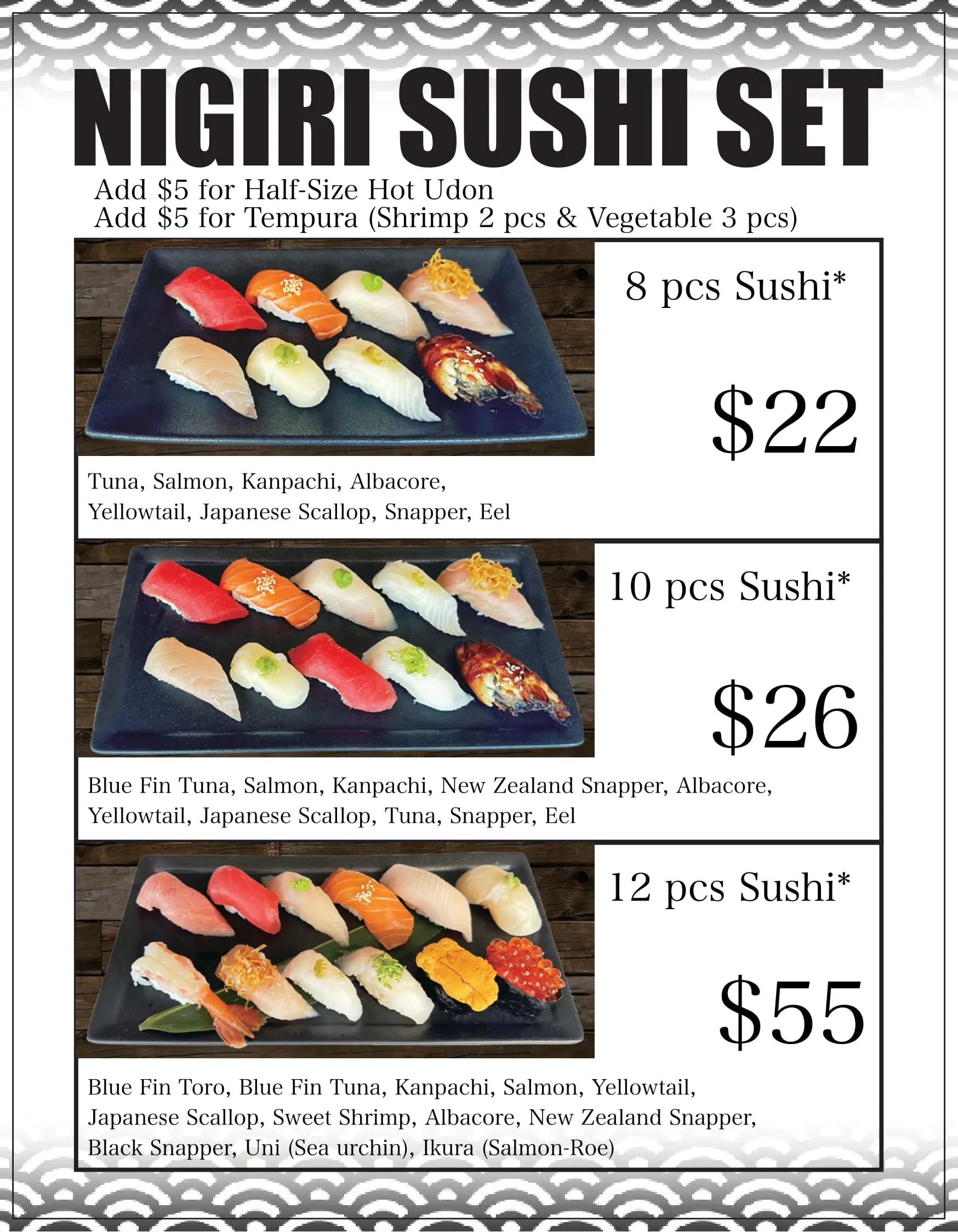 Nigiri Sushi Set